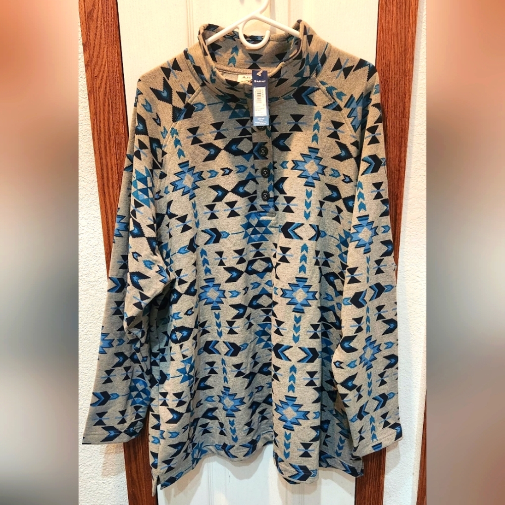 NWT Ariat 1/4 Button Jacket